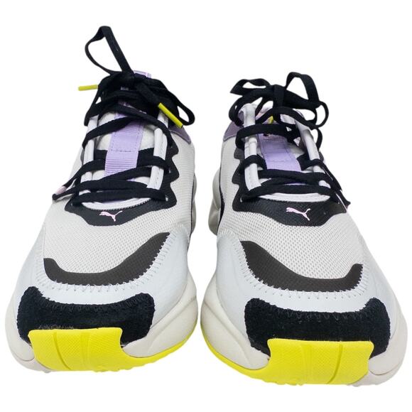 Puma Rise Rainbow Dash Women Size 8 Sneakers 374955-02 Purple Pink - Picture 4 of 8